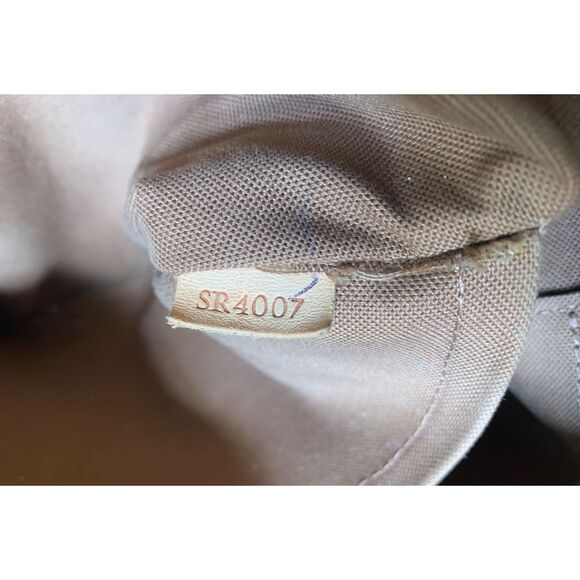 LOUIS VUITTON Palermo PM Monogram Brown Canvas Hand Bag Tote Purse Paris - Picture 4 of 15